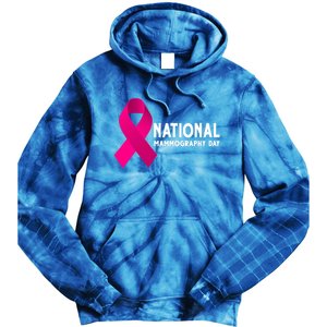 National Mammography Day Cool Gift Tie Dye Hoodie