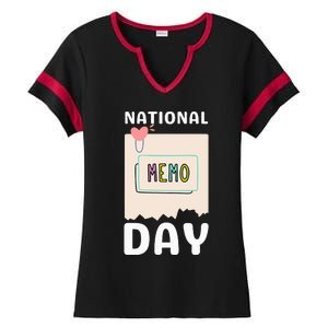 National Memo Day 2024 Ladies Halftime Notch Neck Tee