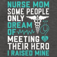 Nurse Mom Dream Of I Raised Mine Stethoscope Gift Mother's Day Vector Backpack