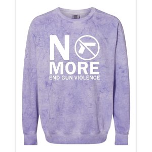 No More End Gun Violence Gun Control Wear Orange Colorblast Crewneck Sweatshirt