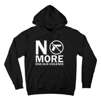 No More End Gun Violence Gun Control Wear Orange Hoodie