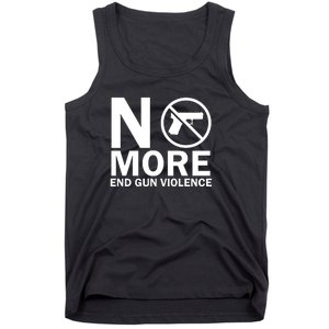 No More End Gun Violence Gun Control Wear Orange Tank Top