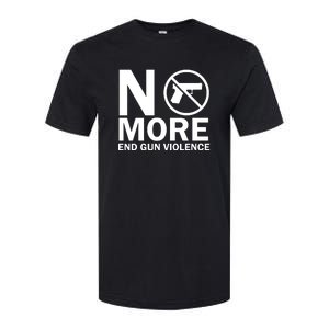 No More End Gun Violence Gun Control Wear Orange Softstyle CVC T-Shirt