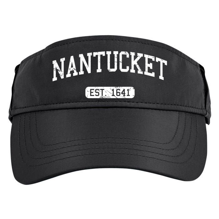 Nantucket Massachusetts Est 1641 Gift Adult Drive Performance Visor