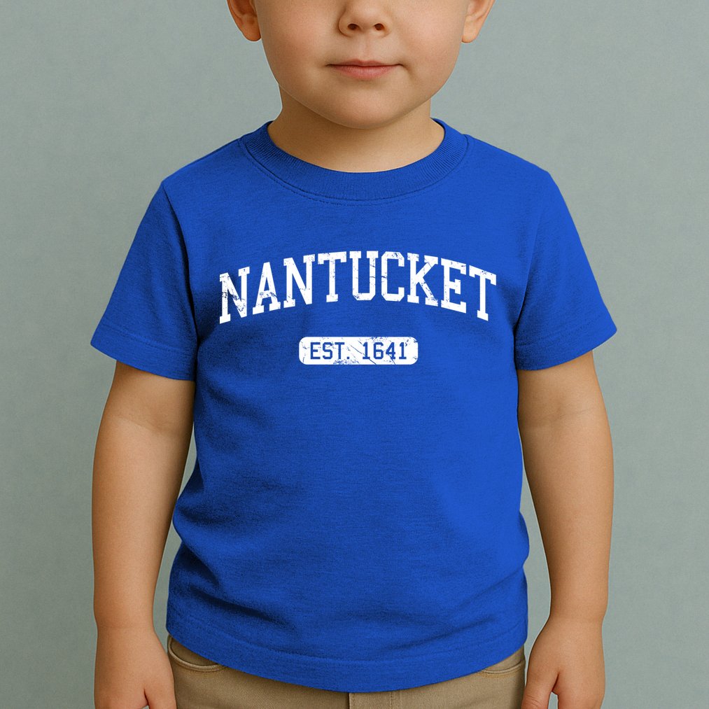 Nantucket Massachusetts Est 1641 Gift Toddler T-Shirt