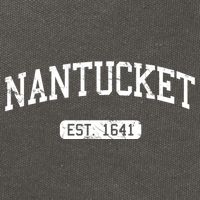Nantucket Massachusetts Est 1641 Gift Cotton Canvas Backpack
