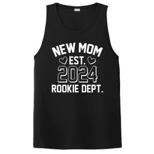 New Mom Est 2024 Rookie Department PosiCharge Competitor Tank