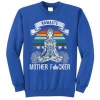 Namaste Mother F Funny Yoga Gift Cute Gift Sweatshirt