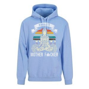 Namaste Mother F Funny Yoga Gift Cute Gift Unisex Surf Hoodie