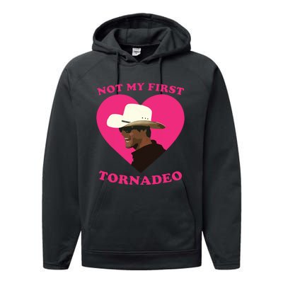 Not My First Tornadeo Not My First Tornado Performance Fleece Hoodie