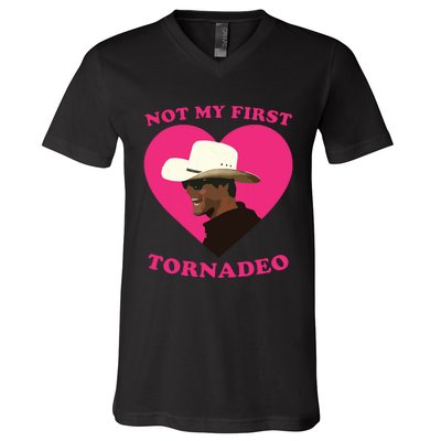 Not My First Tornadeo Not My First Tornado V-Neck T-Shirt