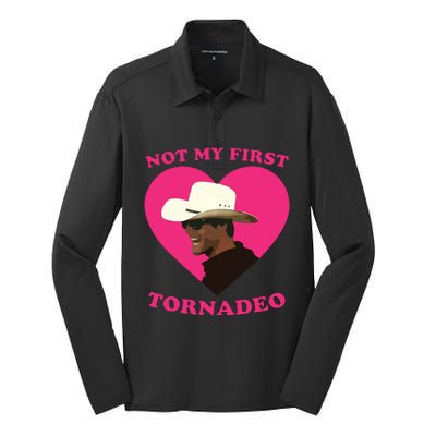 Not My First Tornadeo Not My First Tornado Silk Touch Performance Long Sleeve Polo