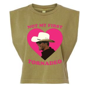 Not My First Tornadeo Not My First Tornado Garment-Dyed Women's Muscle Tee