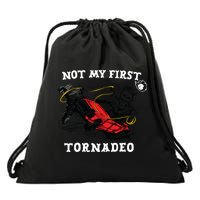 Not My First Tornadeo Drawstring Bag