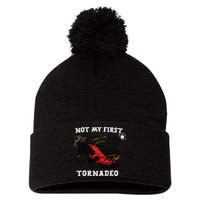 Not My First Tornadeo Pom Pom 12in Knit Beanie