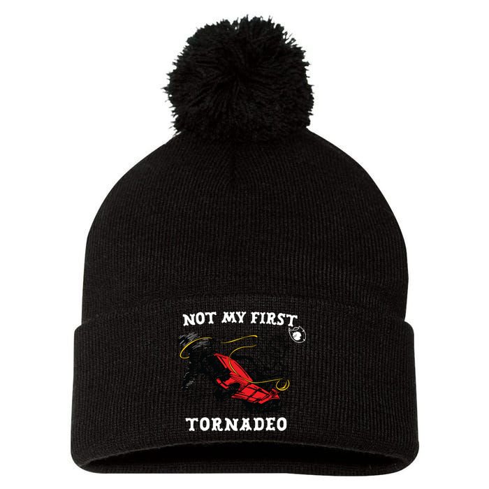 Not My First Tornadeo Pom Pom 12in Knit Beanie