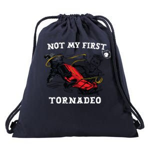 Not My First Tornadeo Drawstring Bag