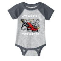 Not My First Tornadeo Infant Baby Jersey Bodysuit