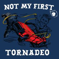 Not My First Tornadeo Infant Baby Jersey Bodysuit