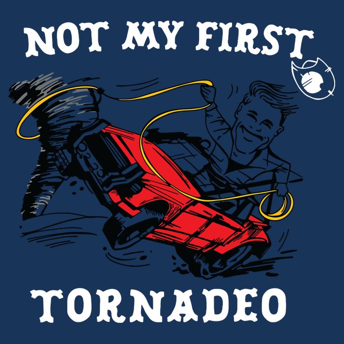 Not My First Tornadeo Infant Baby Jersey Bodysuit