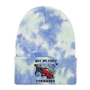 Not My First Tornadeo Tie Dye 12in Knit Beanie