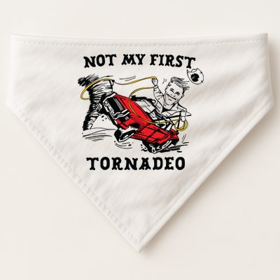 Not My First Tornadeo USA-Made Doggie Bandana