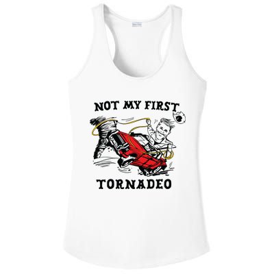 Not My First Tornadeo Ladies PosiCharge Competitor Racerback Tank