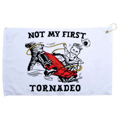 Not My First Tornadeo Grommeted Golf Towel