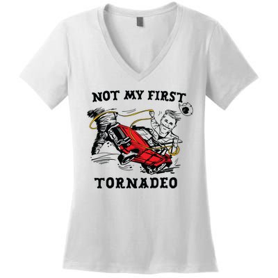 Not My First Tornadeo Women's V-Neck T-Shirt