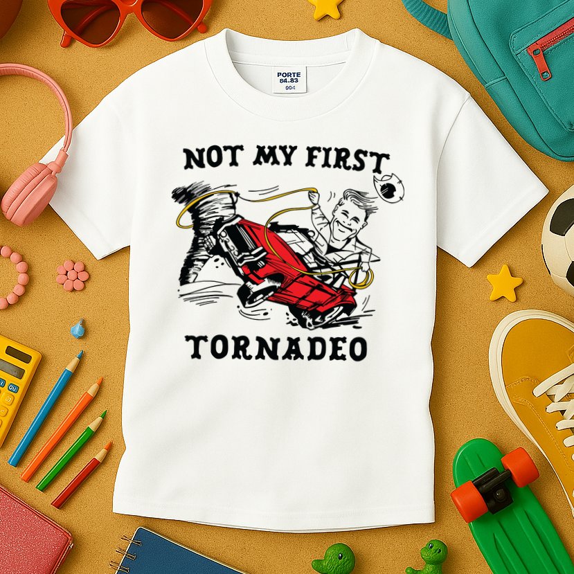 Not My First Tornadeo Kids T-Shirt