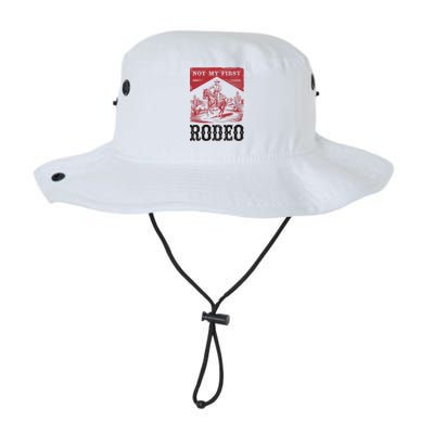 Not My First Rodeo, Vintage Bronc Riding Cowboy Rodeo Bucket Hat