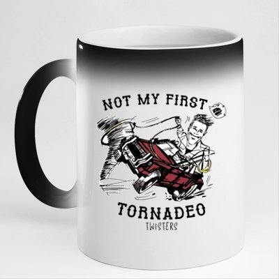 Not My First Tornadeo Twisters 11oz Black Color Changing Mug