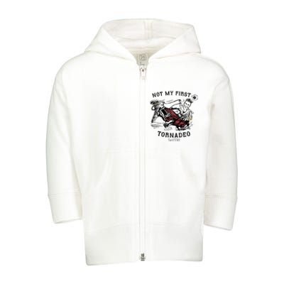 Not My First Tornadeo Twisters Toddler Zip Fleece Hoodie