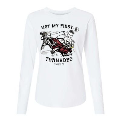 Not My First Tornadeo Twisters Womens Cotton Relaxed Long Sleeve T-Shirt