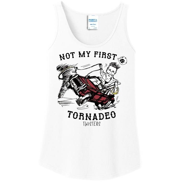 Not My First Tornadeo Twisters Ladies Essential Tank