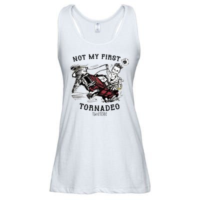 Not My First Tornadeo Twisters Ladies Essential Flowy Tank