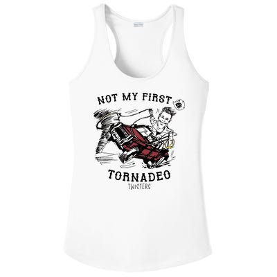 Not My First Tornadeo Twisters Ladies PosiCharge Competitor Racerback Tank