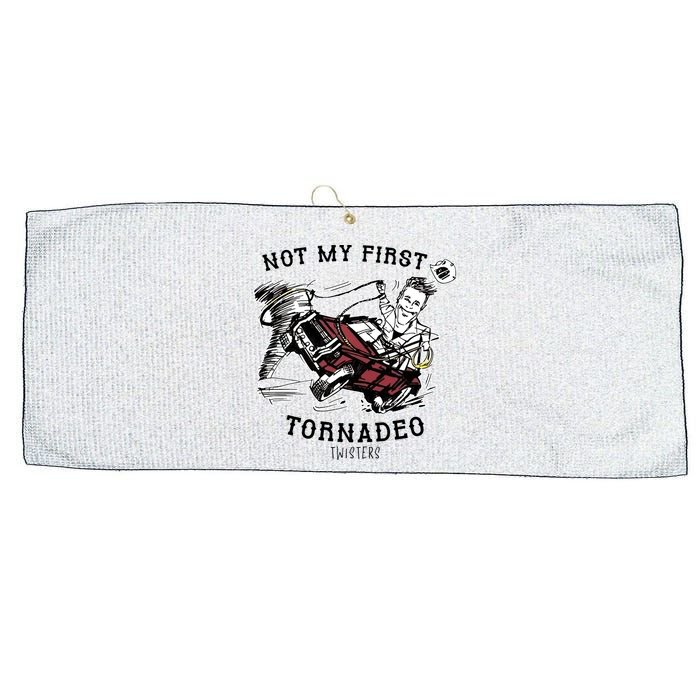 Not My First Tornadeo Twisters Large Microfiber Waffle Golf Towel