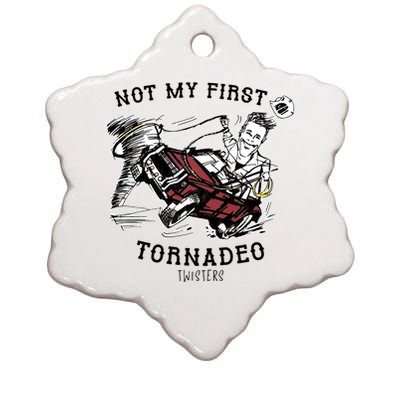 Not My First Tornadeo Twisters Ceramic Star Ornament