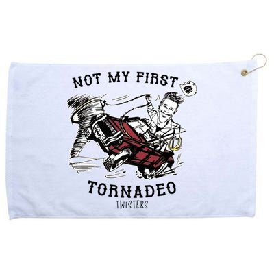 Not My First Tornadeo Twisters Grommeted Golf Towel