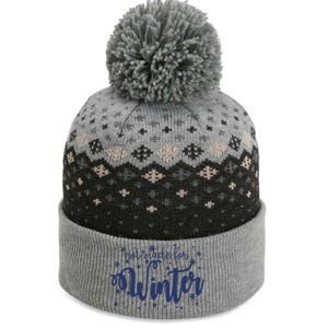 Not Made For Winter Snowflake The Baniff Cuffed Pom Beanie