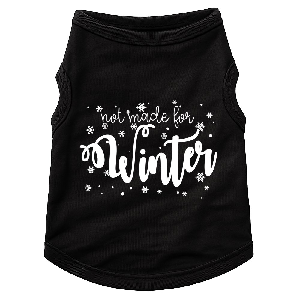 Not Made For Winter Snowflake Doggie Tank