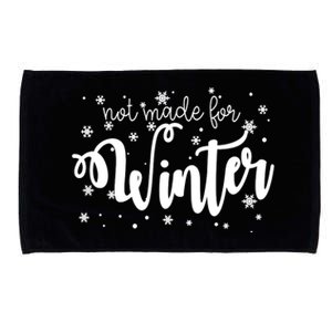 Not Made For Winter Snowflake Microfiber Hand Towel