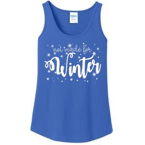 Not Made For Winter Snowflake Ladies Essential Tank