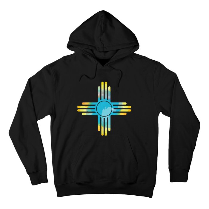 New Mexico Flag Pride Vintage New Mexican Souvenir Gift Hoodie