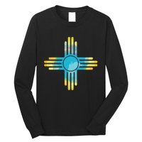 New Mexico Flag Pride Vintage New Mexican Souvenir Gift Long Sleeve Shirt