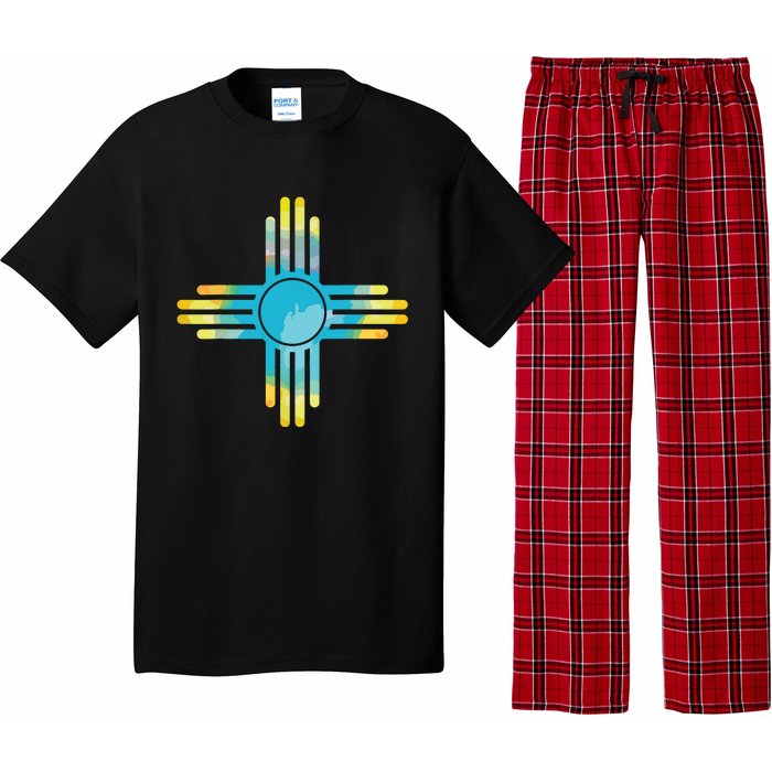 New Mexico Flag Pride Vintage New Mexican Souvenir Gift Pajama Set