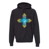 New Mexico Flag Pride Vintage New Mexican Souvenir Gift Premium Hoodie