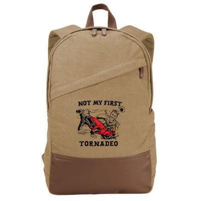 Not My First Tornadeo Not My First Tornado Cotton Canvas Backpack