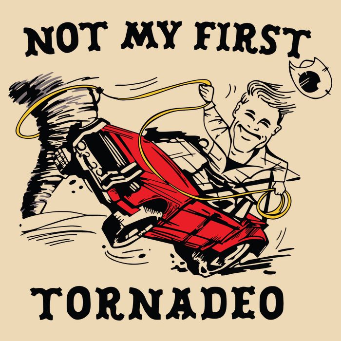 Not My First Tornadeo Not My First Tornado Drawstring Bag